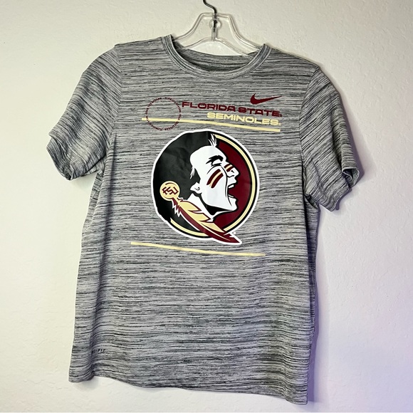 Nike Florida State Seminoles Youth Sideline Velocity Legend Tee Sz L - Picture 4 of 7